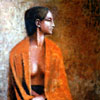 Woman Draped in Shawl