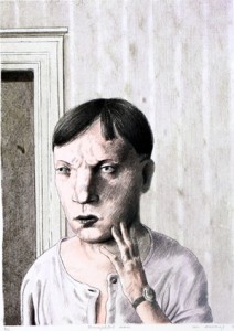 1982-1983, Thoughtful Man, Lithograph 1982-1983, Thoughtful Man, Lithograph