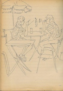 1987, Paris sketchbook, Page 114 1987, Paris sketchbook, Page 114